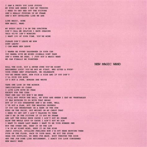 new magic wand lyrics